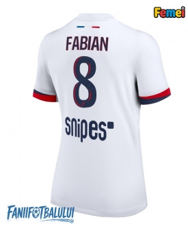 Paris Saint-Germain Fabian Ruiz #8 Tricou Fotbal Replică 2025-26 Femei Deplasare